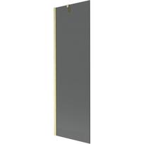 Mexen Next vonios ekranas 1-duris 60 x 150 cm, grafitas, šlifuotas auksas - 895-060-000-00-40-55