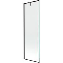 Mexen Next vonios pertvara 1-duris 60 x 150 cm, juodas rėmas, gun gray šukuotas - 895-060-000-00-70-66