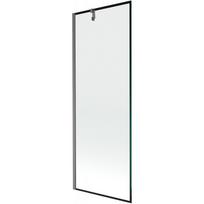 Mexen Next vonios pertvara, 1 durų, 70 x 150 cm, juodas rėmas, šlifuoto ginklų pilka - 895-070-000-00-70-66