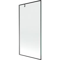 Mexen Next vonios pertvara 1-durų 90 x 150 cm, juodas rėmas, gun metal - 895-090-000-00-70-95