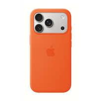 Apple iPhone 17 Pro Silicone Case with MagSafe – Orange | Apple