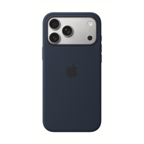Apple iPhone 17 Pro Max Silicone Case with MagSafe – Midnight | Apple