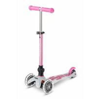Mini Micro Deluxe Orion LED sulankstomas paspirtukas | Pink