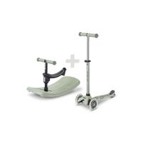 Mini Micro Deluxe Rock & Go LED paspirtukas | Olive Sage