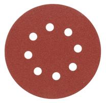 Diskeliai šlifavimo popieriaus su skylutėmis 125 mm P150 5 vnt. 08585 Vorel