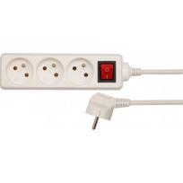 Ilgintuvas elektros 1,5 m 3 lizdų su jungtuku su įžeminimu 72524 Vorel