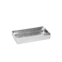 Padėklas metalinis sidabro sp. 20x20x4 cm SAVEX