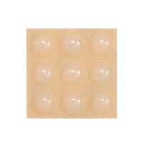 Padukai baldams silikoniniai 15 mm 9 vnt. bespalviai 74913