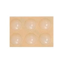 Padukai baldams silikoniniai 19 mm 6 vnt. bespalviai 74914