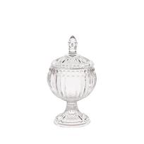 Saldaininė stiklinė su dangteliu H15xD7 cm Home Deco KA6234