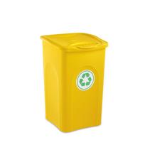 Šiukšliadėžė rūšiavimui 50 l 37x37x56 cm geltona BEGREEN 70600 Stefanplast