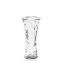 Vaza stiklinė skaidri 25x12,3x25 cm Giftdecor 77798