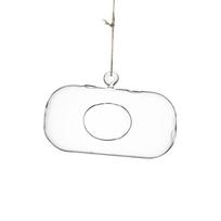 Vazelė stiklinė kapsulės forma pakabinama YQM5719-1 8.9*19 cm SAVEX