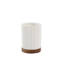 Dantų šepetėlių laikiklis D8xH10,8 cm polirezininis NIAGARA douceur d'intérieur