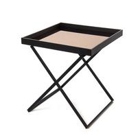 Staliukas sulankstomas veidrodiniu paviršiumi JF940KD-MB 50X50X47cm SAVEX