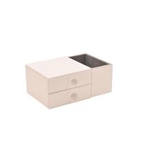 Dėžutė papuošalams stiklinė kreminės spalvos 4x21x14.5 cm SP3514 Sophia Widdop