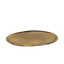 Padėklas metalinis aukso spl. 29x26,5 cm 618782