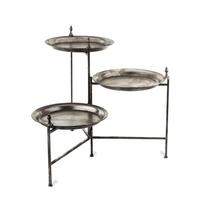 Stovas gėlėms metalinis 3 aukštų 45x55x50 cm 142361