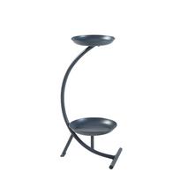 Stovas gėlėms metalinis 61,5x30x25 cm juoda sp. Aalten PXFF-0151 84315606