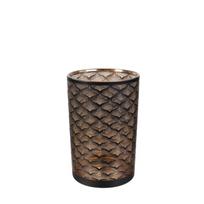 Vaza stiklinė rusva sp. H20 cm ASTER Home Deco HD9026