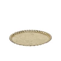 Padėklas metalinis aukso sp. D47,5 cm Home Deco KA0114