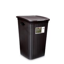 Dėžė skalbiniams Elegance 50 l tamsiai ruda 38x37x54,5 cm Italija STEFANPLAST