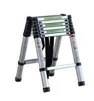 Kopėčios teleskopinės dvipusės 2.6 m+2.6 m (75 cm) MAX 150 kg HR17423