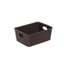 Dėžė plastikinė Elegance 25x19,5x10 cm ruda 30972 Italija STEFANPLAST