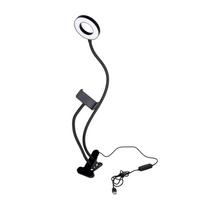 Šviesos žiedas ir laikiklis asmenukėms 2in1 24 LED GRUNDIG 871125224981