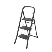 Kopėčios 3 laiptelių Minifero PRO juoda sp. (150 kg) DRABEST ST-MF3