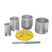 Grąžtai plytelėms karūniniai volfr.6 vnt. 33-53-67-73mm 0814806 Crownman