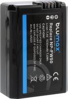 "Blumax" baterija, suderinama su "Sony NP-FW50" | 1030 mAh - "Sony Alpha 7 7II 7R 7S II 6300 6500 // NEX-6 NEX-7 NEX-F3 // CyberShot DSC RX10 IV // ZV-E10