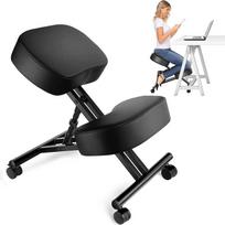 "Himimi" ergonominė klūpanti kėdė - dirbtinė oda - storas patogus putų paminkštinimas - stabdžių ratukai - reguliuojama kėdė namams ir biurui