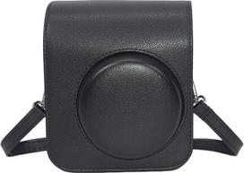 Aisnyho Instant Mini 41 PU odos apsauginis dėklas su petnešėle fotoaparatui Fuji Instax Mini 41, juodas, fotoaparato dėklas