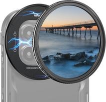 NEEWER 67 mm magnetinių ND filtrų rinkinys, kintamas ND2-32 (1-5 stopų) su daugialypės dangos HD filtru ir pilkos spalvos filtro adapteriu, suderinamas su "iPhone 16 Pro/16 Pro Max Phone Cage Video Rig" (PA073/PA074)