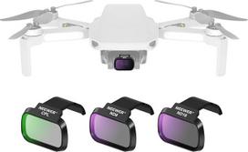 NEEWER ND filtrų rinkinys, suderinamas su DJI Mini 4K/2 SE/SE/2/Mavic Mini (3 pakuotės), CPL/ND8/ND16 neutralaus tankio filtras su daugiasluoksniu HD optinio stiklo neutralaus tankio filtru Dronų fotoaparatų objektyvų priedai
