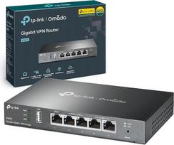 TP-LINK (TL-ER605) "Omada Gigabit VPN" maršrutizatorius, "Omada SDN", 5GB LAN, iki 4 kartų WAN, gausios saugumo funkcijos