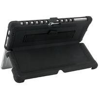 Mobilis PROTECH - Hintere Abdeckung für Tablet - mit Ständer & Handschlaufe, verstärkt - Schwarz - für Microsoft Surface Pro 8, Pro 9 (053012)