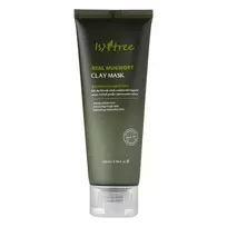 Isntree - Real Mugwort Calming Clay Mask – Molio Kaukė su Kiečiu – 100 ml