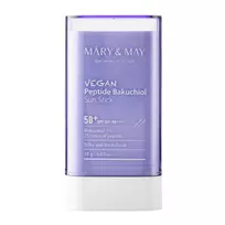 Mary&May - Vegan Peptide Bakuchiol Sun Stick SPF50+/PA++++ - Apsauginis Kremas nuo Saulės su Peptidais - 18g