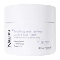 Nacomi - Next Level - Soothing Anti-Hair Loss Scalp & Hair Mask - Kaukė Galvos Odai ir Plaukams - 150ml
