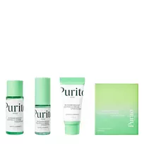 Purito Seoul - Wonder Releaf Centella Mini Kit Unscented – Raminamųjų Produktų Be Kvapiųjų Medžiagų Rinkinys