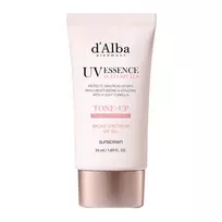 d'Alba - Waterfull Tone-Up Sun Cream SPF50+ PA++++ - Pink - Tonizuojantis Veido Kremas Su Filtru - 50ml