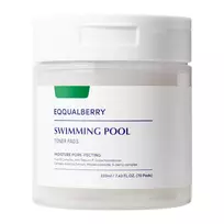 EQQUALBERRY - Swimming Pool Toner Pads - Drėkinamosios veido pagalvėlės - 70vnt/220ml