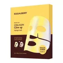 EQQUALBERRY - Collagen Glow Up Hydrogel Mask - Skaistinamųjų Kolageno Kaukių Rinkinys - 4x30g