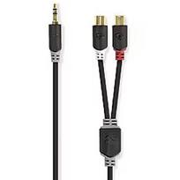 Nedis Adapteris Nedis 3.5mm M - 2x RCA F 0.2m CABW22250AT02