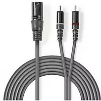 Nedis Kabelis Nedis XLR M - 2x RCA M 1.5m COTH15200GY15