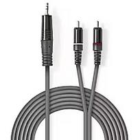 Nedis Kabelis Nedis AUX 3.5mm - 2x RCA 1.5m COTH22200GY15