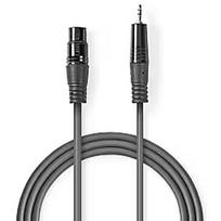 Nedis Kabelis Nedis XLR M - 3.5mm M 3m COTH15300GY30