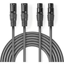 Nedis Kabelis Nedis 2x XLR M - 2x XLR F 3m COTH15030GY30